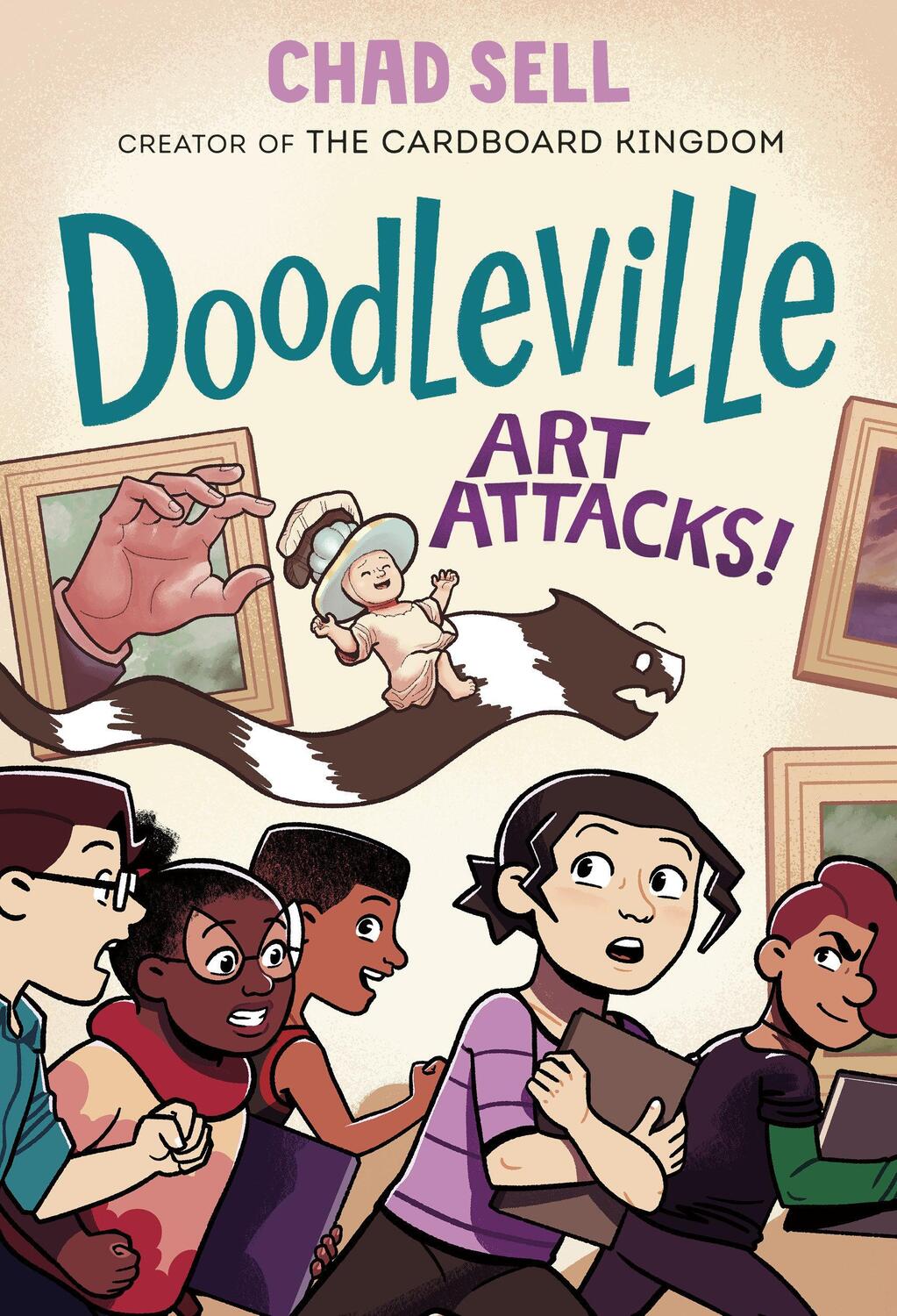 Cover: 9781984894748 | Doodleville #2: Art Attacks! | (A Graphic Novel) | Chad Sell | Buch