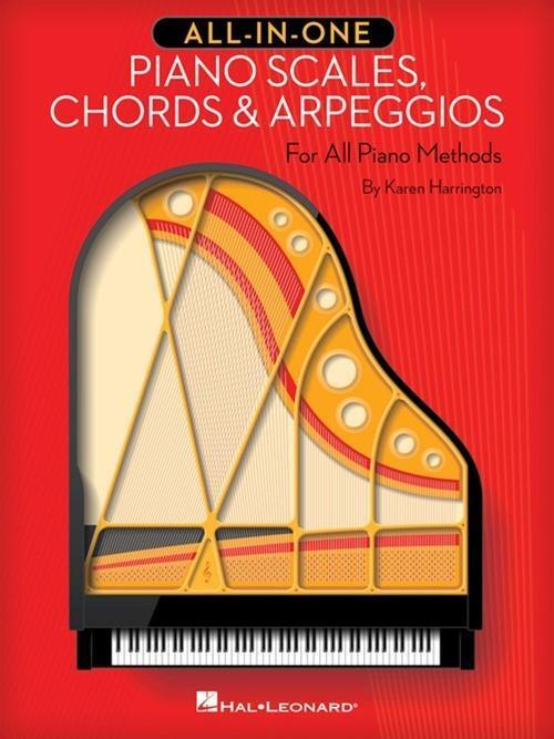 Cover: 888680659981 | All-In-One Piano Scales, Chords &amp; Arpeggios | For All Piano Methods