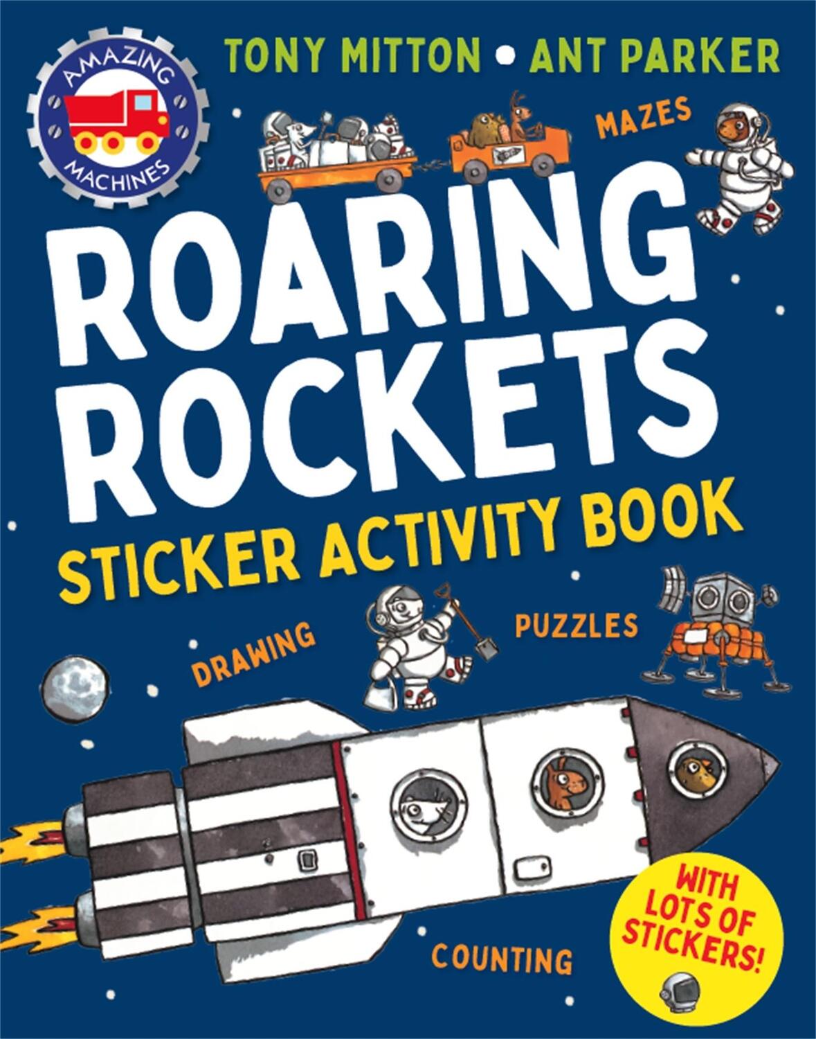 Cover: 9780753480403 | Amazing Machines Roaring Rockets Sticker Activity Book | Tony Mitton