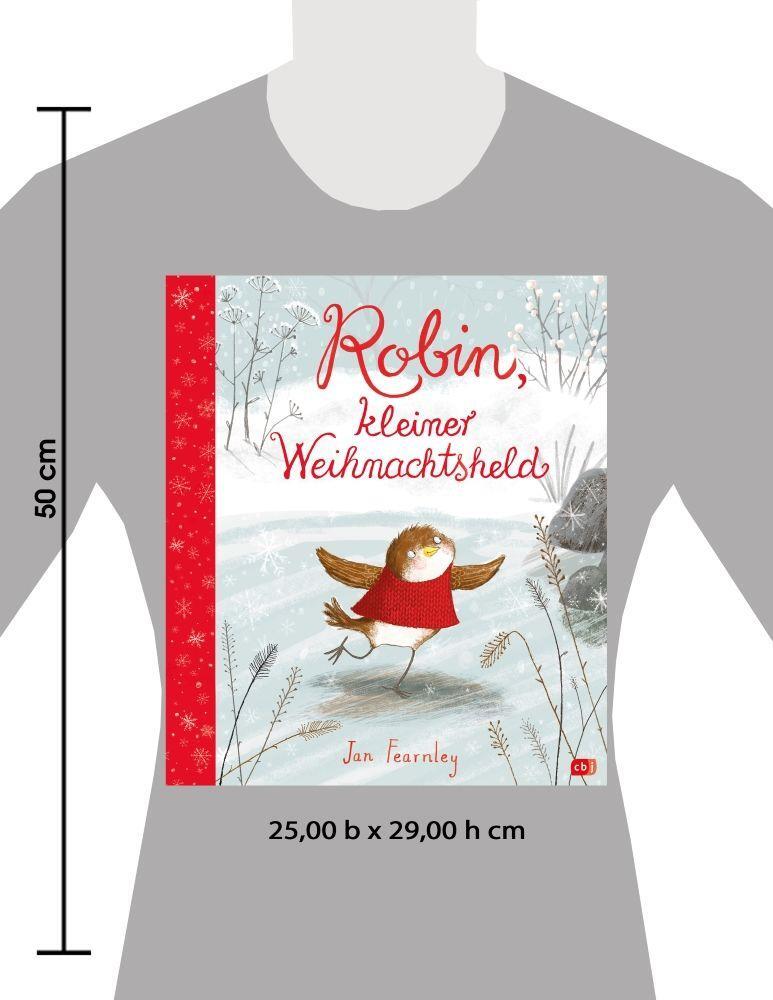 Bild: 9783570177884 | Robin, kleiner Weihnachtsheld | Cover mit Folienprägung | Jan Fearnley