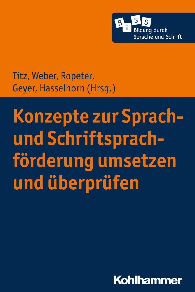 Cover: 9783170344761 | Konzepte zur Sprach- und Schriftsprachförderung umsetzen und...