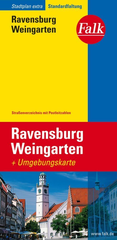 Cover: 9783827925299 | Falk Stadtplan Extra Ravensburg, Weingarten 1:17.500 | Stück | 1 S.