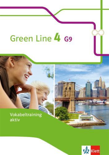 Cover: 9783128543345 | Green Line 4 G9. Vokabeltraining aktiv Arbeitsheft 8. Klasse....