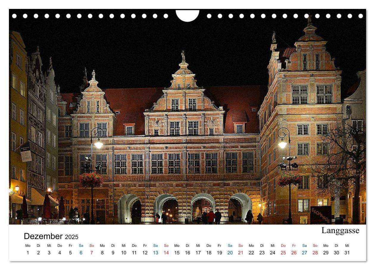 Bild: 9783435492459 | Das alte Danzig - Ein Stadtbummel am Abend (Wandkalender 2025 DIN...