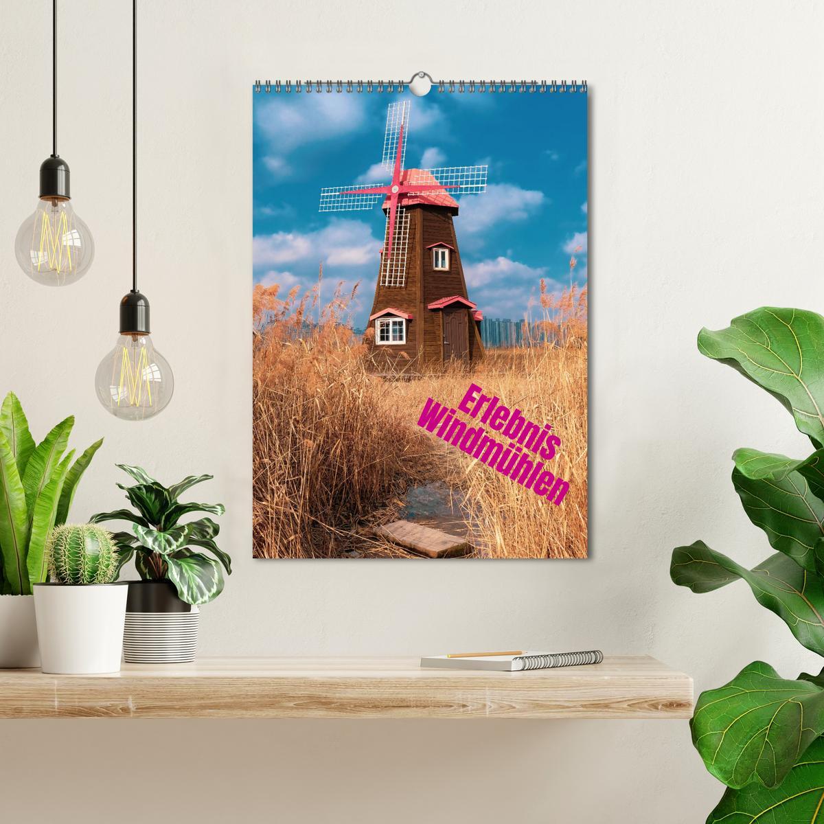 Bild: 9783435901289 | Erlebnis Windmühle (Wandkalender 2025 DIN A3 hoch), CALVENDO...