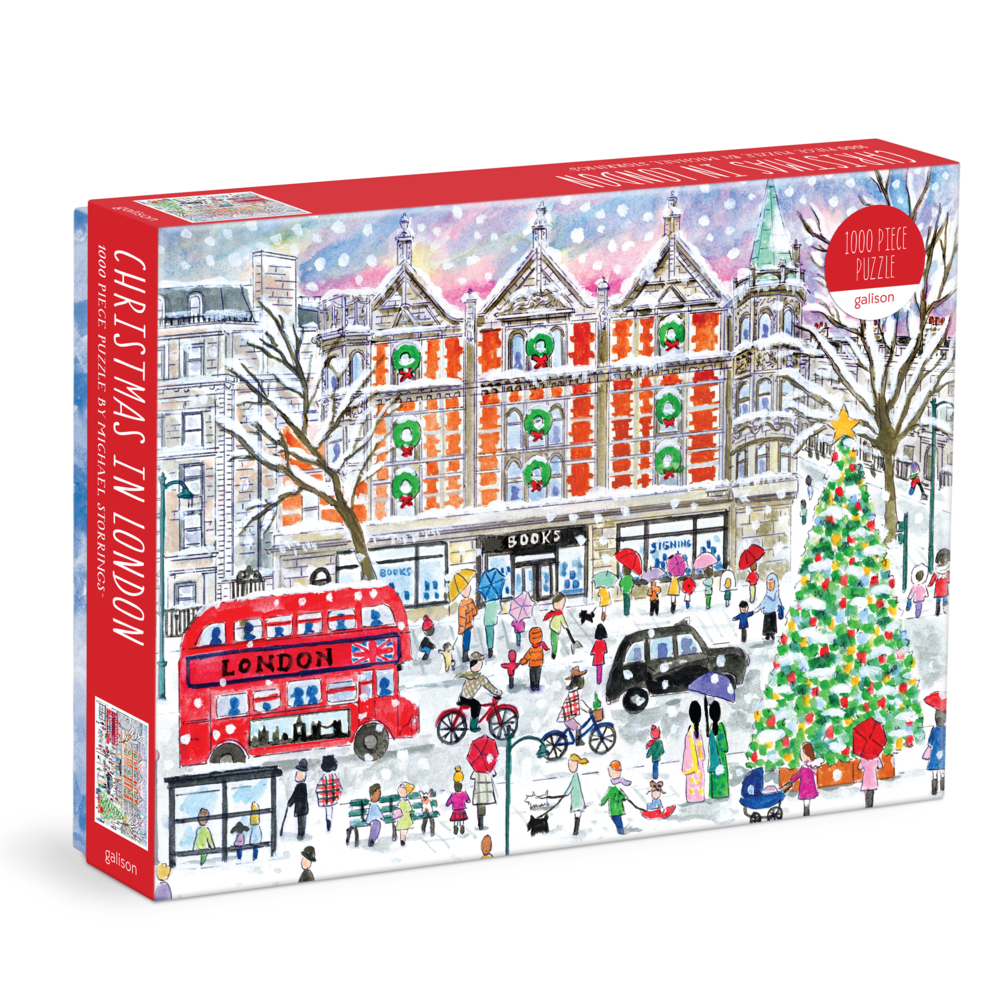 Cover: 9780735378353 | Michael Storrings Christmas in London 1000 Piece Puzzle | Galison