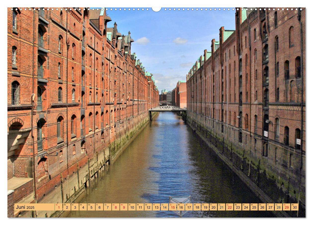 Bild: 9783435303236 | Hamburg - Ein Tag in der Speicherstadt (Wandkalender 2025 DIN A2...