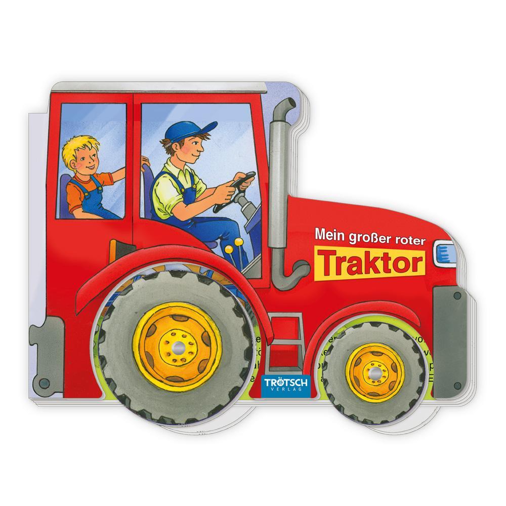Cover: 9783965528529 | Trötsch Pappenbuch Räderbuch Mein großer roter Traktor | Co.KG | Buch