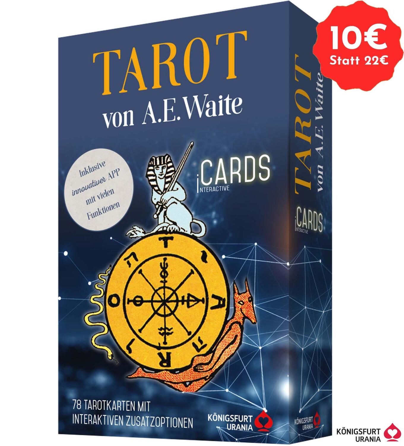 Cover: 4250375102489 | Tarot von A.E. Waite - iCards | Arthur Edward Waite (u. a.) | Buch