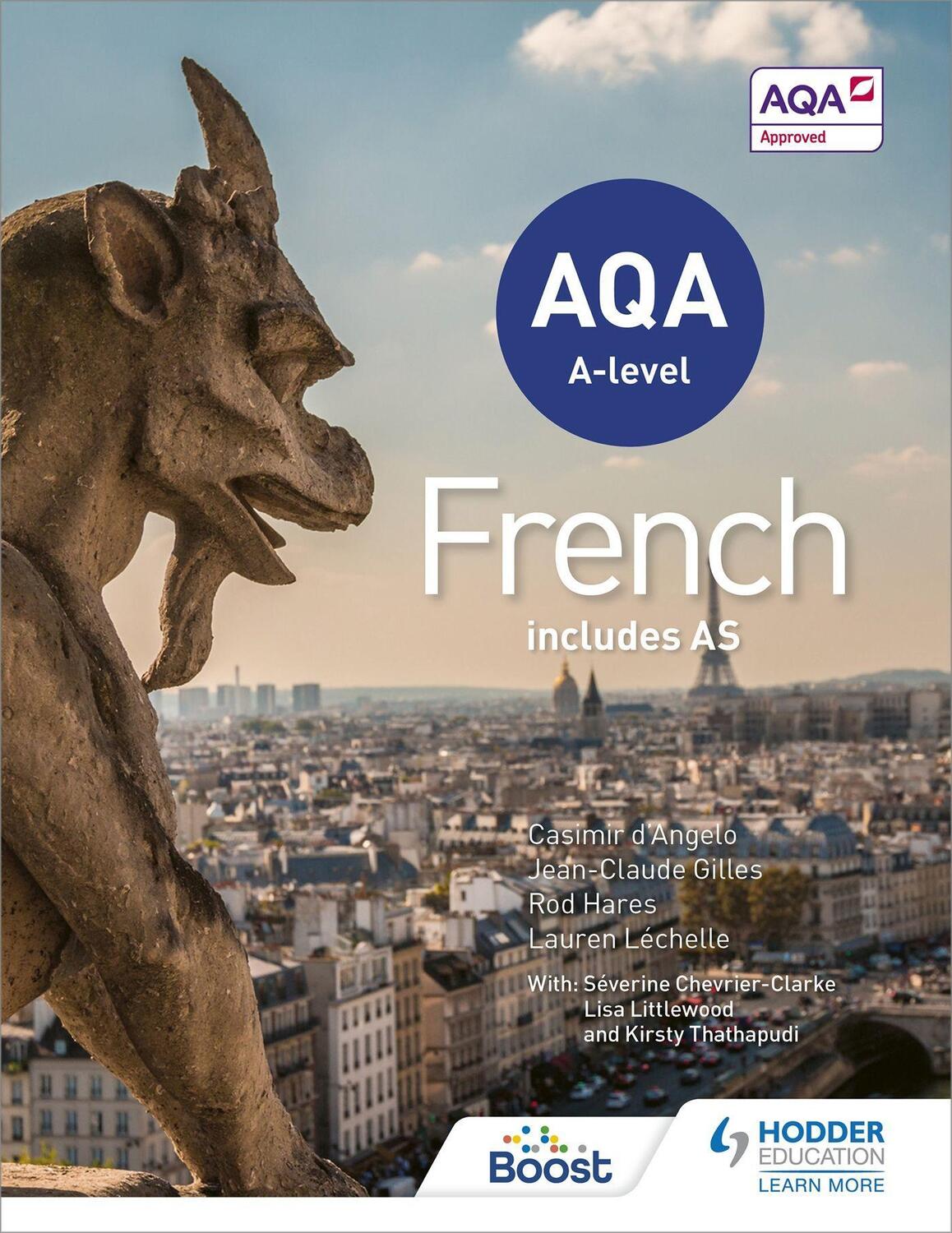 Cover: 9781471857959 | AQA A-level French (includes AS) | Hodder Education | Taschenbuch
