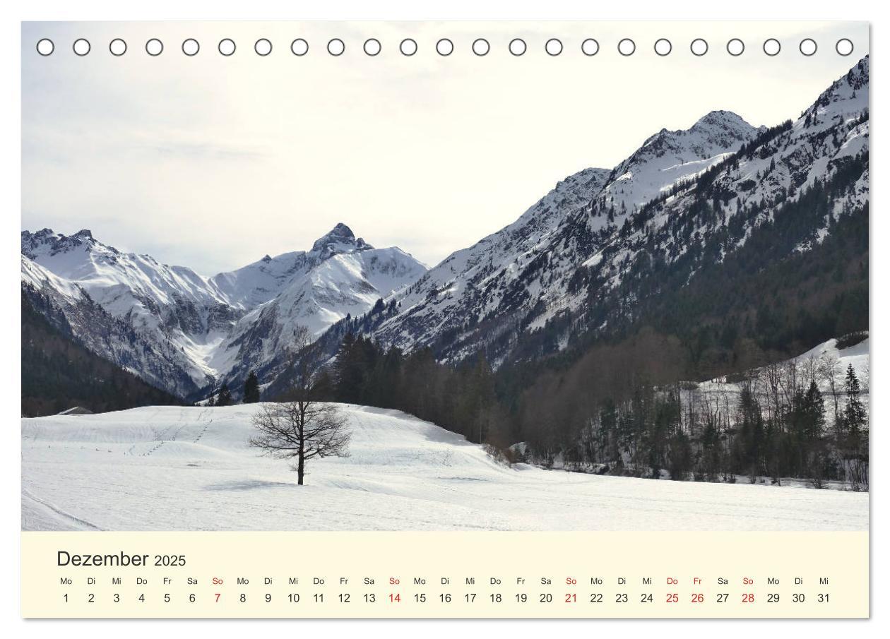 Bild: 9783435191116 | Wanderglück im Allgäu (Tischkalender 2025 DIN A5 quer), CALVENDO...