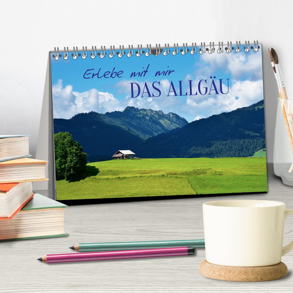 Bild: 9783435041411 | Erlebe mit mir das Allgäu (Tischkalender 2025 DIN A5 quer),...