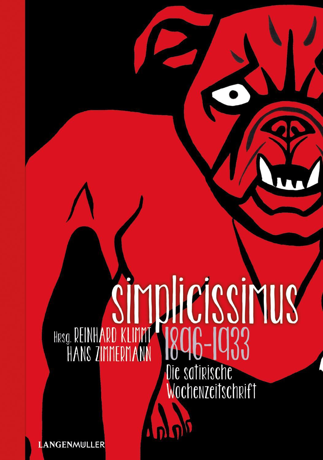 Cover: 9783784434377 | Simplicissimus 1896 - 1933 | Die satirische Wochenzeitschrift | Buch