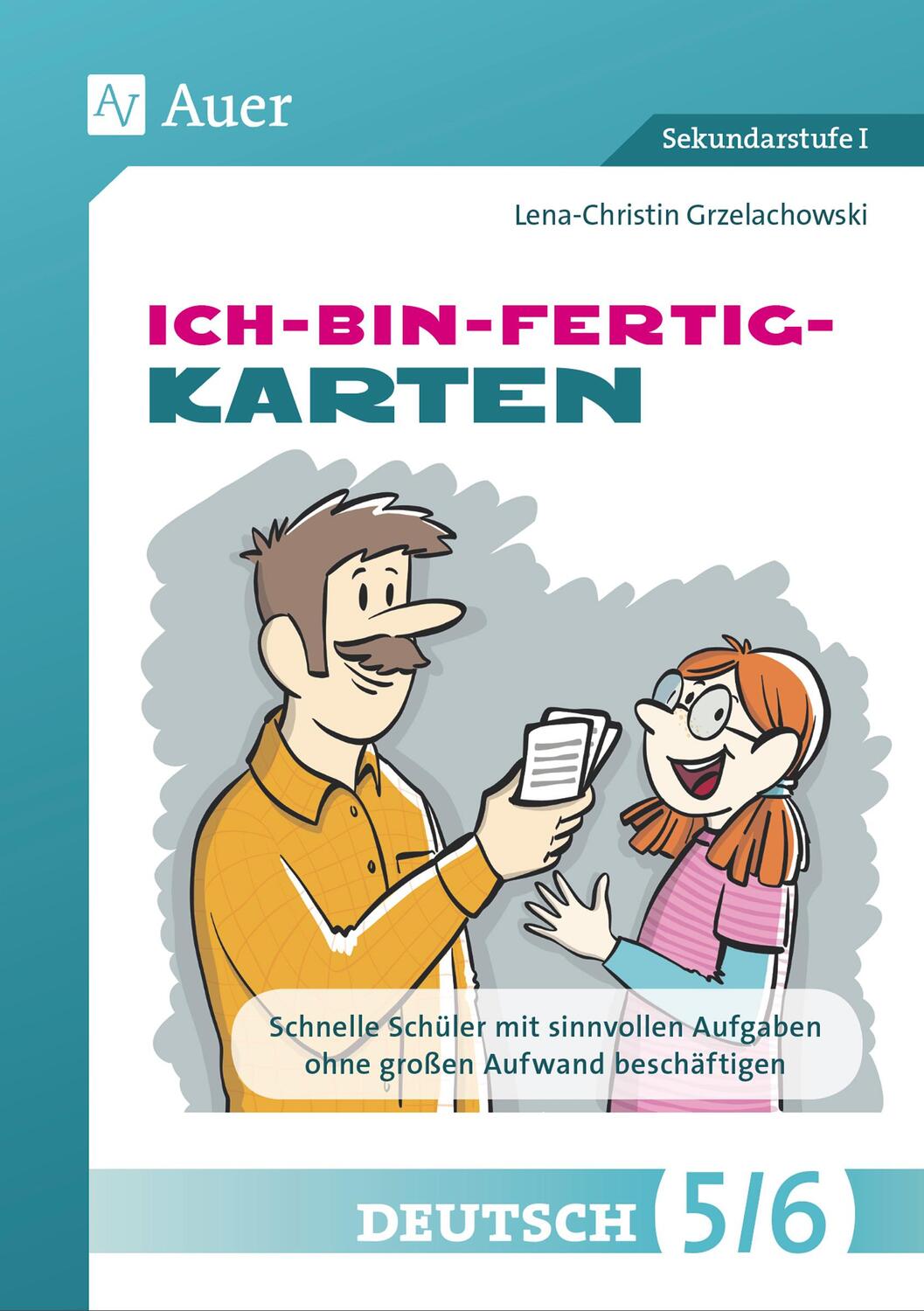 Cover: 9783403084631 | Ich-bin-fertig-Karten Deutsch Klassen 5/6 | Grzelachowski | Box | 2020