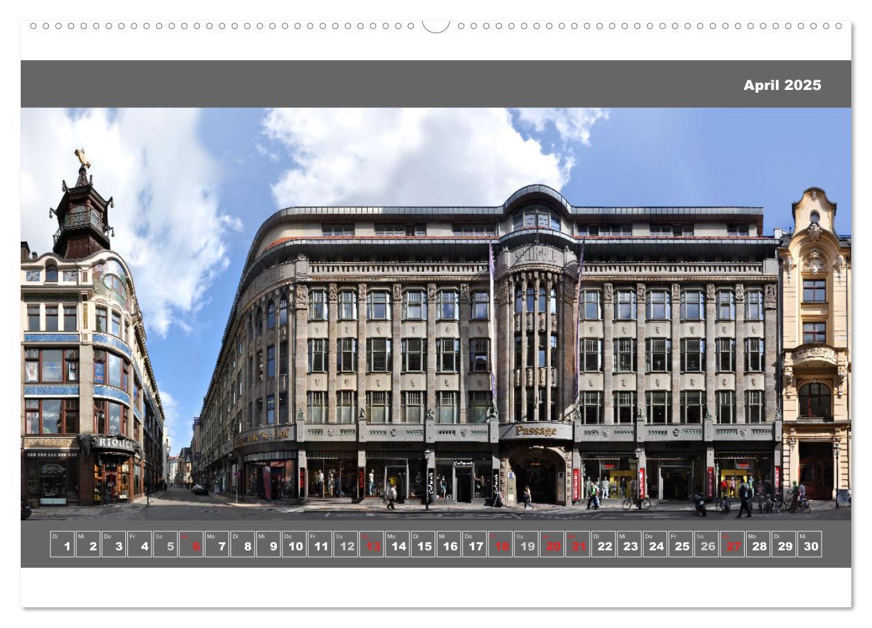 Bild: 9783435797981 | Leipzig Fassade 2025 (Wandkalender 2025 DIN A2 quer), CALVENDO...