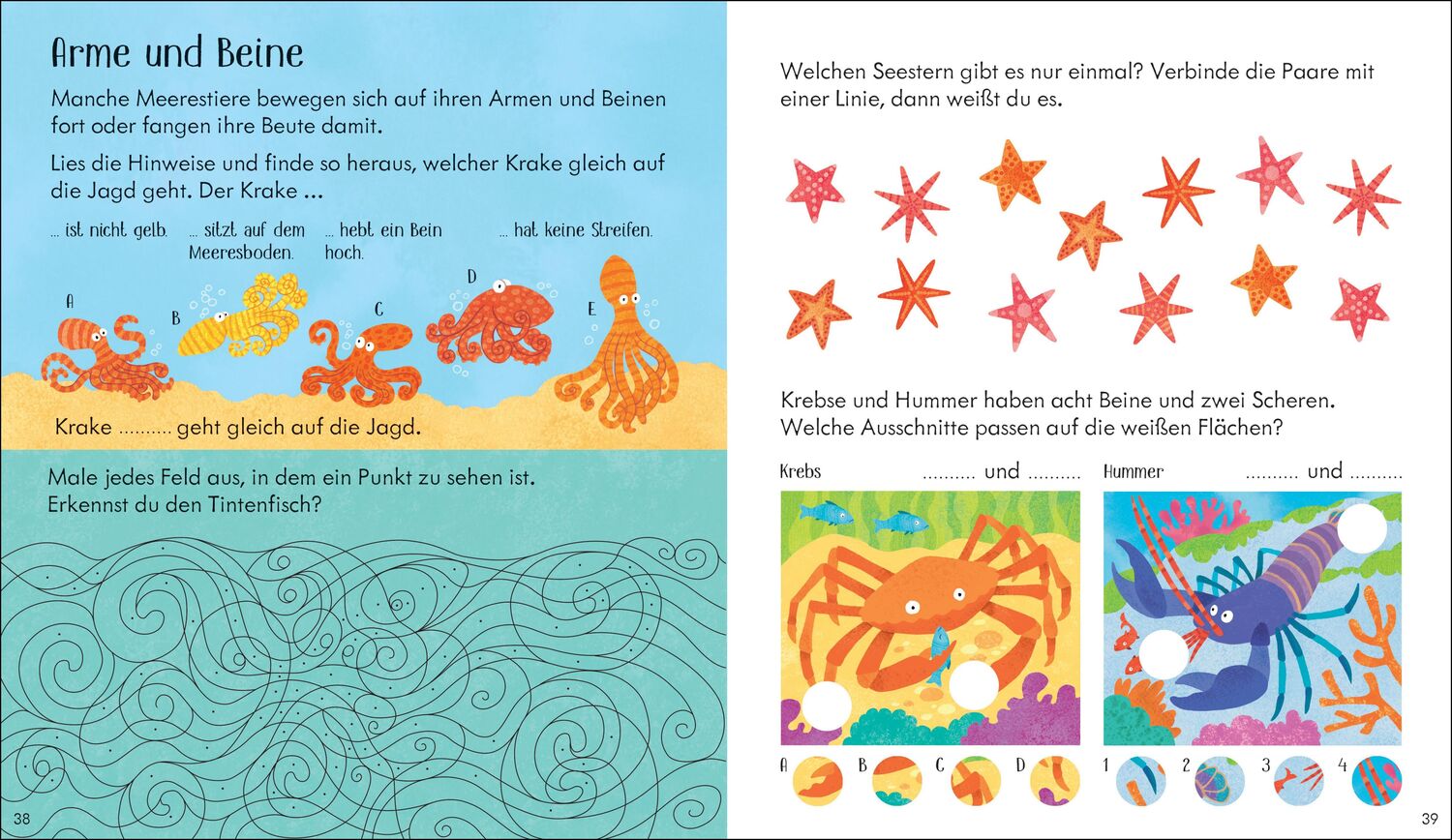 Bild: 9781789416398 | Gilpin, R: Mein erstes Spiel-, Mal- und Ratebuch: Im Meer | Gilpin
