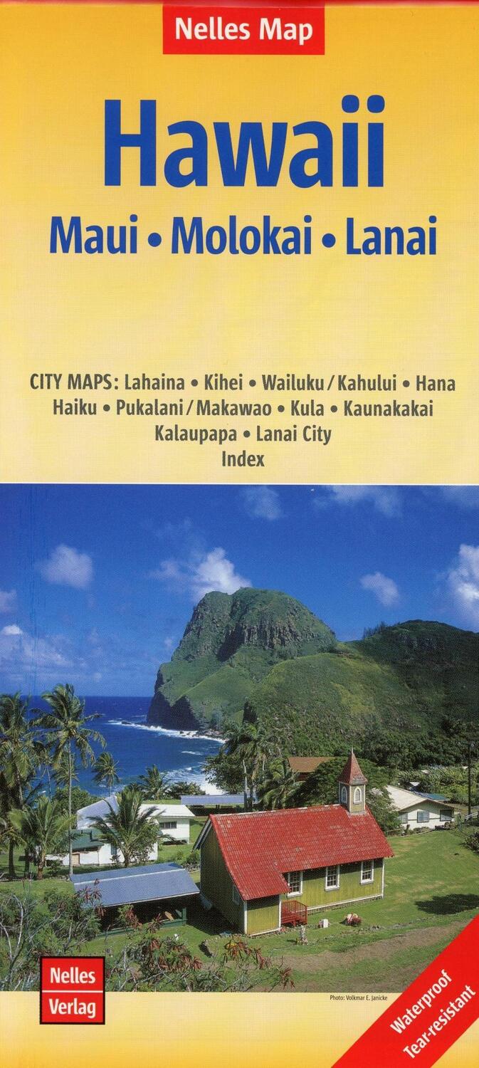Cover: 9783865745477 | Nelles Map Hawaii: Maui Moloka Lanai 1 : 150 000 | (Land-)Karte | 2016