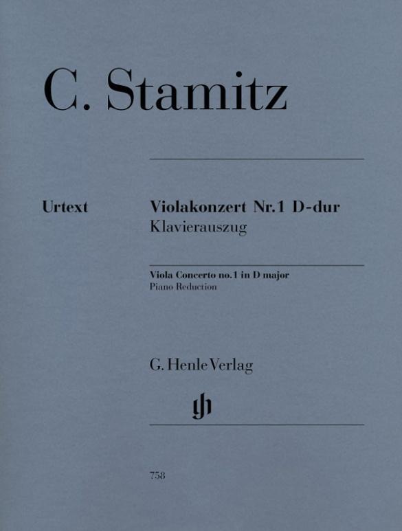 Cover: 9790201807584 | Stamitz, Carl - Violakonzert Nr. 1 D-dur | Norbert Gertsch (u. a.)