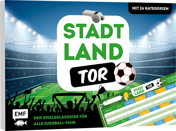 Cover: 4260478341579 | Stadt, Land, Tor - Der Spieleklassiker für alle Fußball-Fans | Spiel