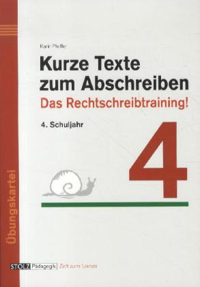 Cover: 9783897784345 | Kurze Texte zum Abschreiben 4 | Karin Pfeiffer | Broschüre | 2012