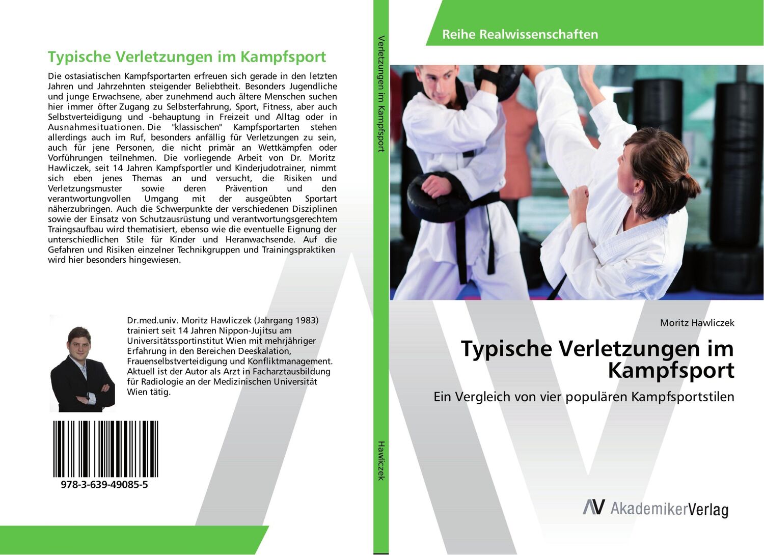 Cover: 9783639490855 | Typische Verletzungen im Kampfsport | Moritz Hawliczek | Taschenbuch