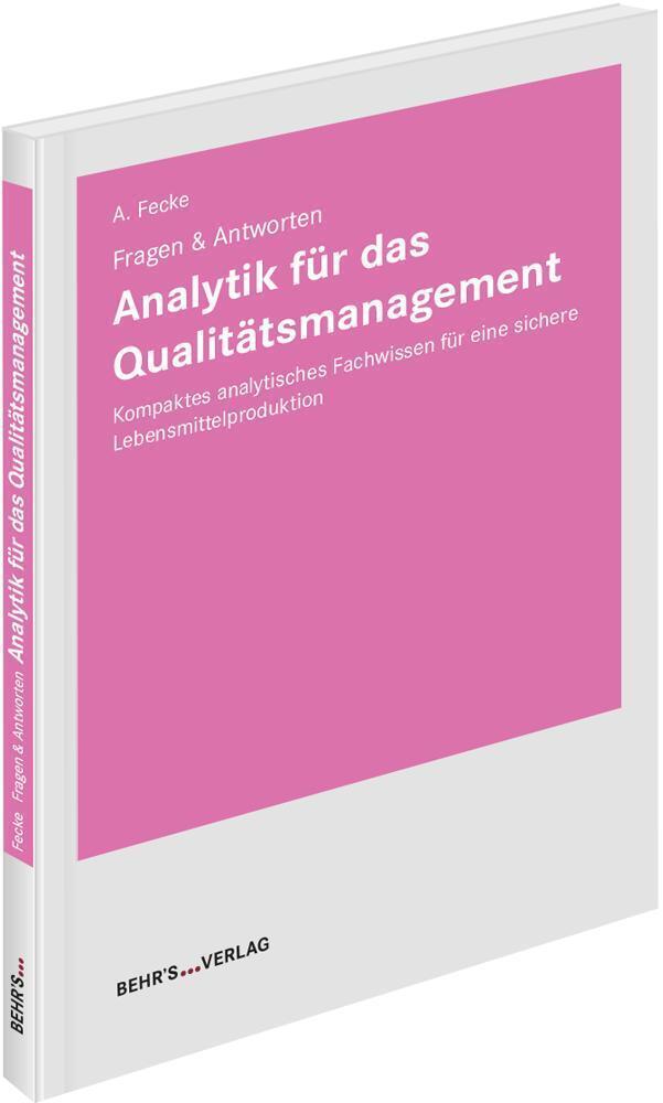 Cover: 9783954688449 | Analytik für das Qualitätsmanagement | Fragen &amp; Antworten | Fecke