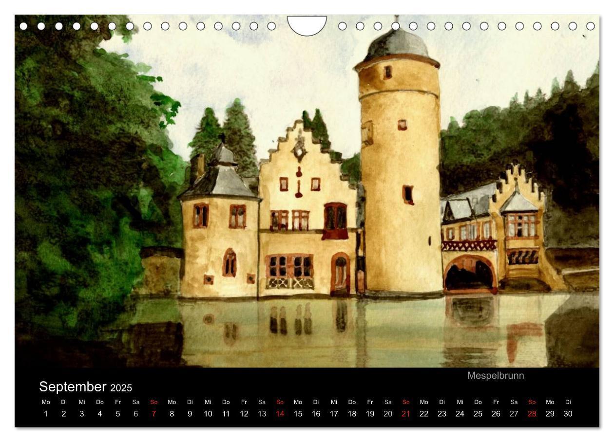 Bild: 9783435702022 | Deutschland in Aquarell (Wandkalender 2025 DIN A4 quer), CALVENDO...