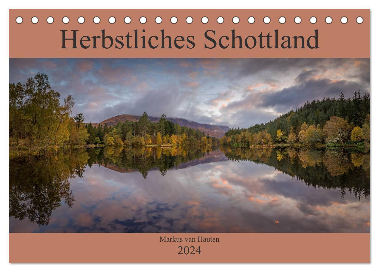 Cover: 9783383071232 | Herbstliches Schottland (Tischkalender 2024 DIN A5 quer), CALVENDO...