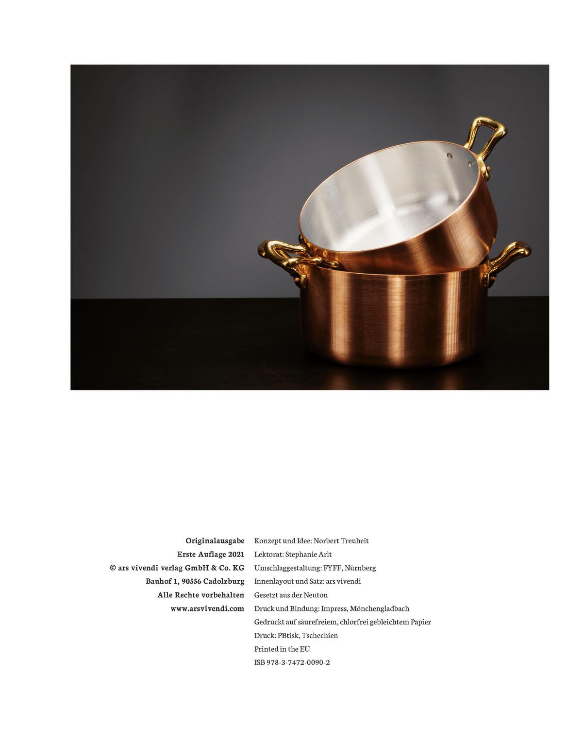 Bild: 9783747200902 | Kochen in Kupfer - Silber GAD 2021 - Swiss Gourmet Book Award Gold...