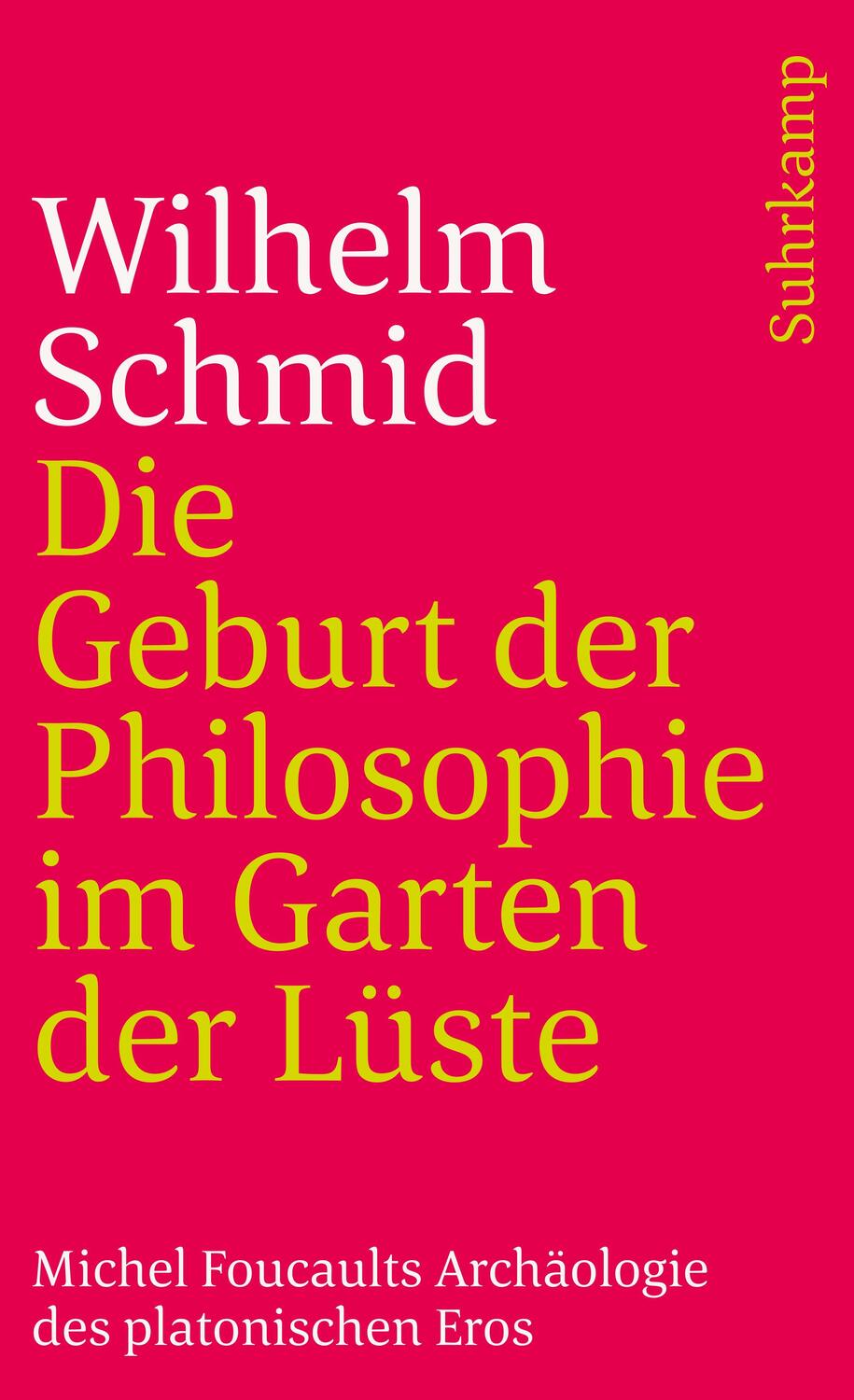 Cover: 9783518397152 | Die Geburt der Philosophie im Garten der Lüste | Wilhelm Schmid | Buch