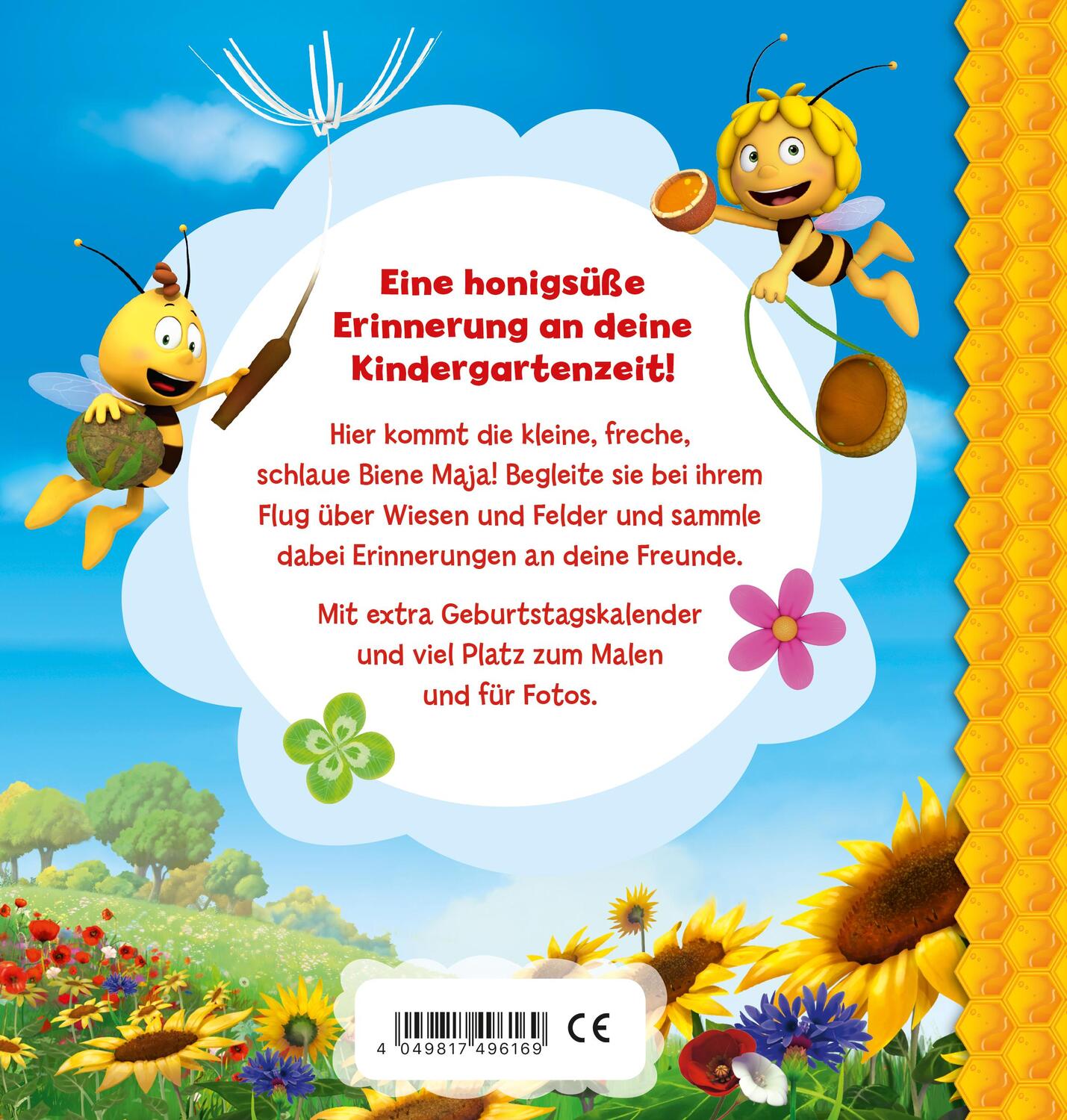 Rückseite: 4049817496169 | Die Biene Maja: Meine Kindergartenfreunde | Buch | Die Biene Maja