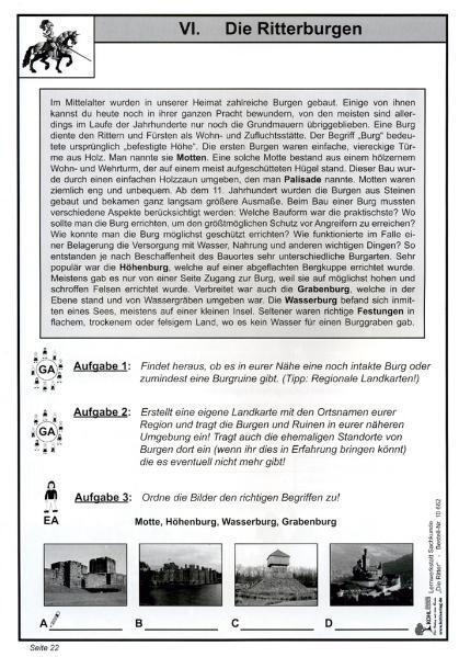 Bild: 9783866326620 | Lernwerkstatt Die Ritter | Rüdiger Kohl (u. a.) | Taschenbuch | 40 S.