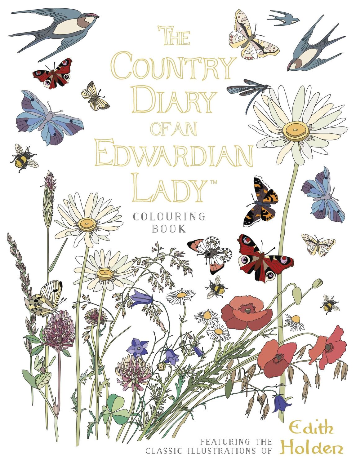 Cover: 9780718185428 | The Country Diary of an Edwardian Lady Colouring Book | Edith Holden