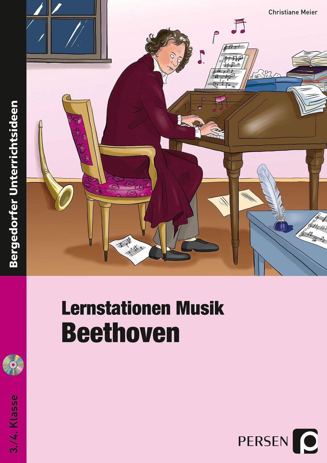 Cover: 9783403236092 | Lernstationen Musik: Beethoven | 3. und 4. Klasse | Christiane Meier
