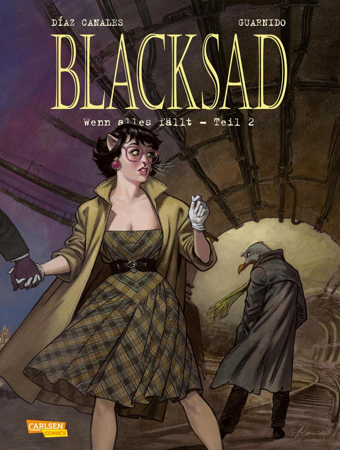 Cover: 9783551752802 | Blacksad 7: Wenn alles fällt - Teil 2 | Ein Film noir als Comic-Krimi