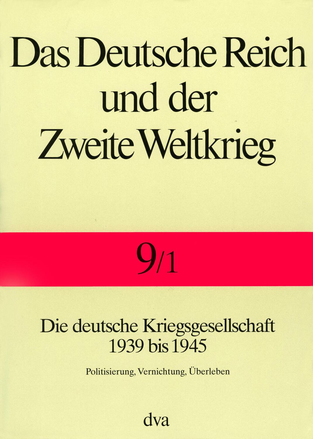 Cover: 9783421062369 | Deutsche Reich u. Zweite Weltkrieg | Buch | Deutsch | 2004 | DVA