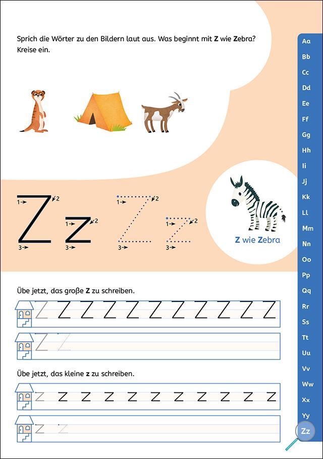 Bild: 9783743215146 | Schreiben lernen mit Spurrillen - Buchstaben | Rätseln | Taschenbuch