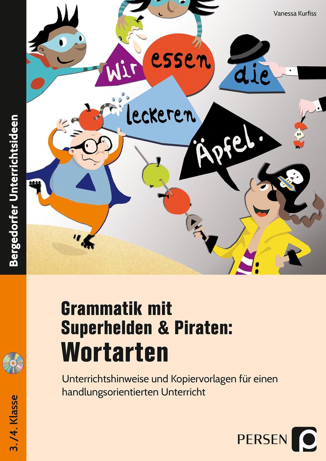 Cover: 9783403201212 | Grammatik mit Superhelden & Piraten: Wortarten | Vanessa Kurfiss