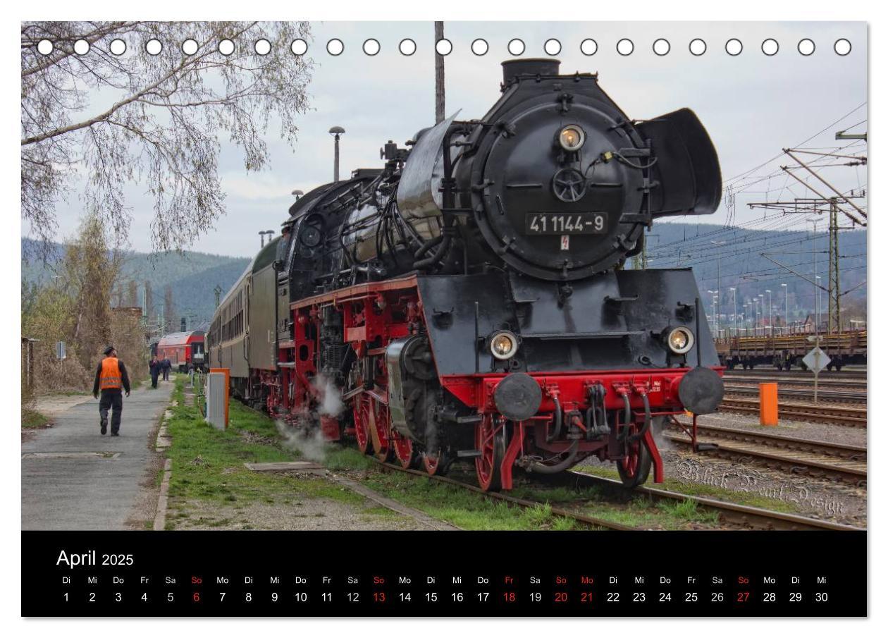 Bild: 9783435766284 | Unterwegs am Bahndamm (Tischkalender 2025 DIN A5 quer), CALVENDO...