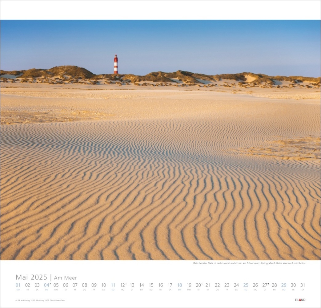 Bild: 9783964023094 | Am Meer Edition Kalender 2025 - Sand, Wind und Wellen | Kalender