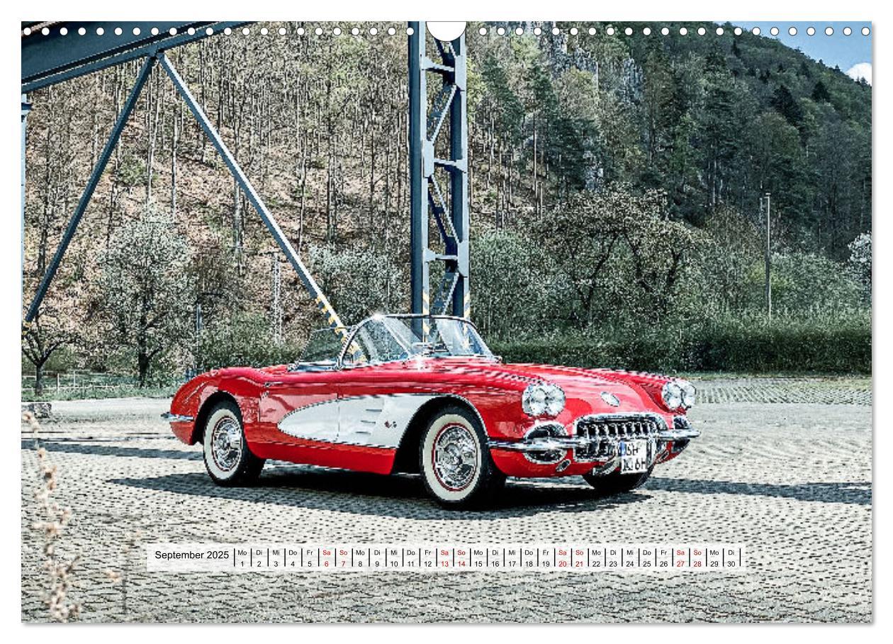 Bild: 9783383998232 | American Deam Car Corvette C1 (Wandkalender 2025 DIN A3 quer),...