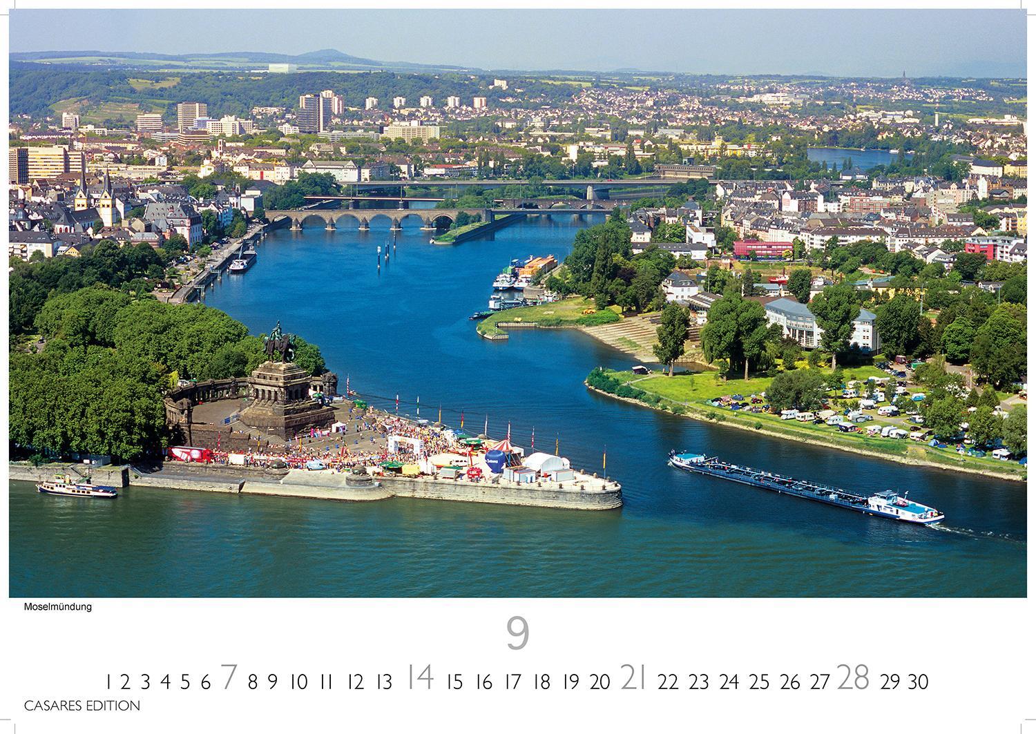 Bild: 9781835243107 | Der Rhein 2025 L 35x50cm | Kalender | 14 S. | Deutsch | 2025