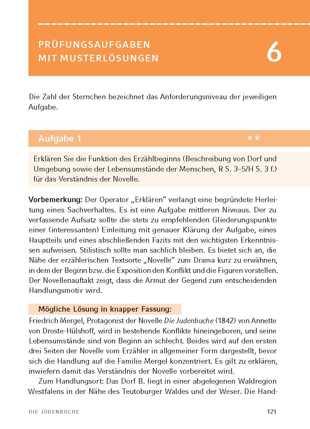 Bild: 9783804421011 | Die Judenbuche von Annette von Droste-Hülshoff - Textanalyse und...