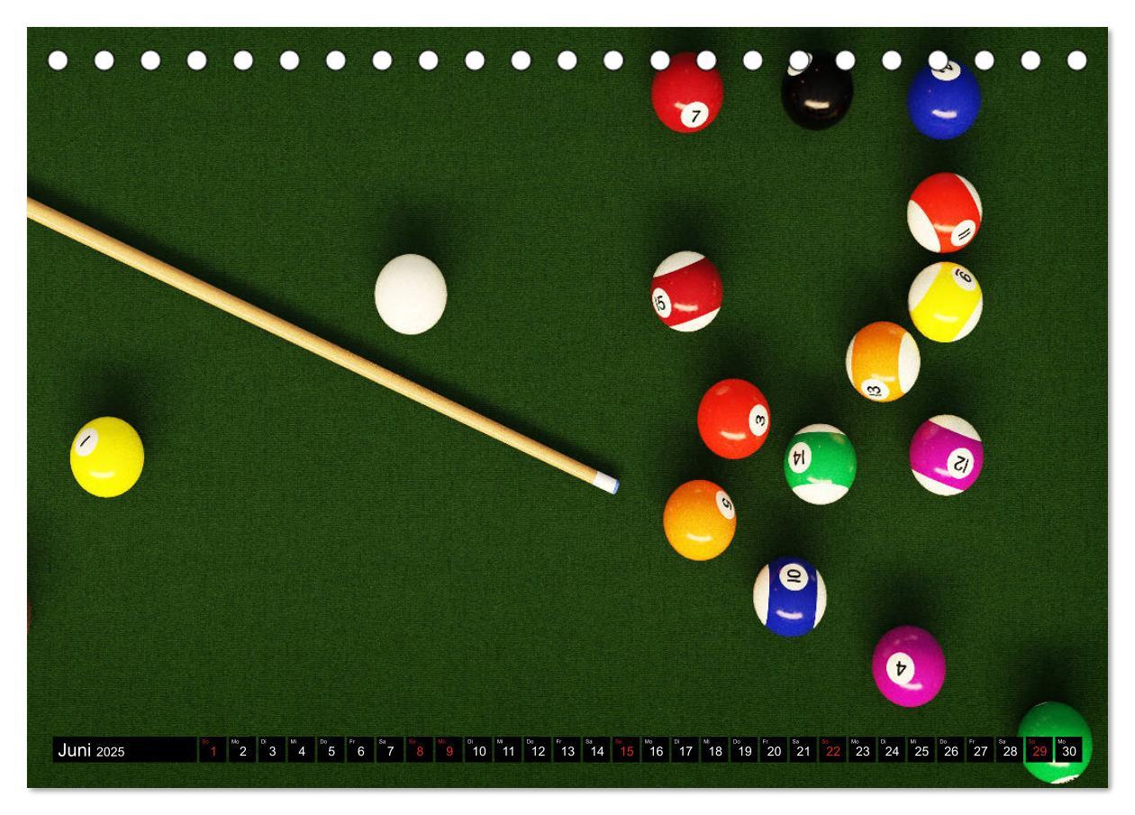 Bild: 9783435287949 | Billard. Konzentration - Sport - Spannung (Tischkalender 2025 DIN...