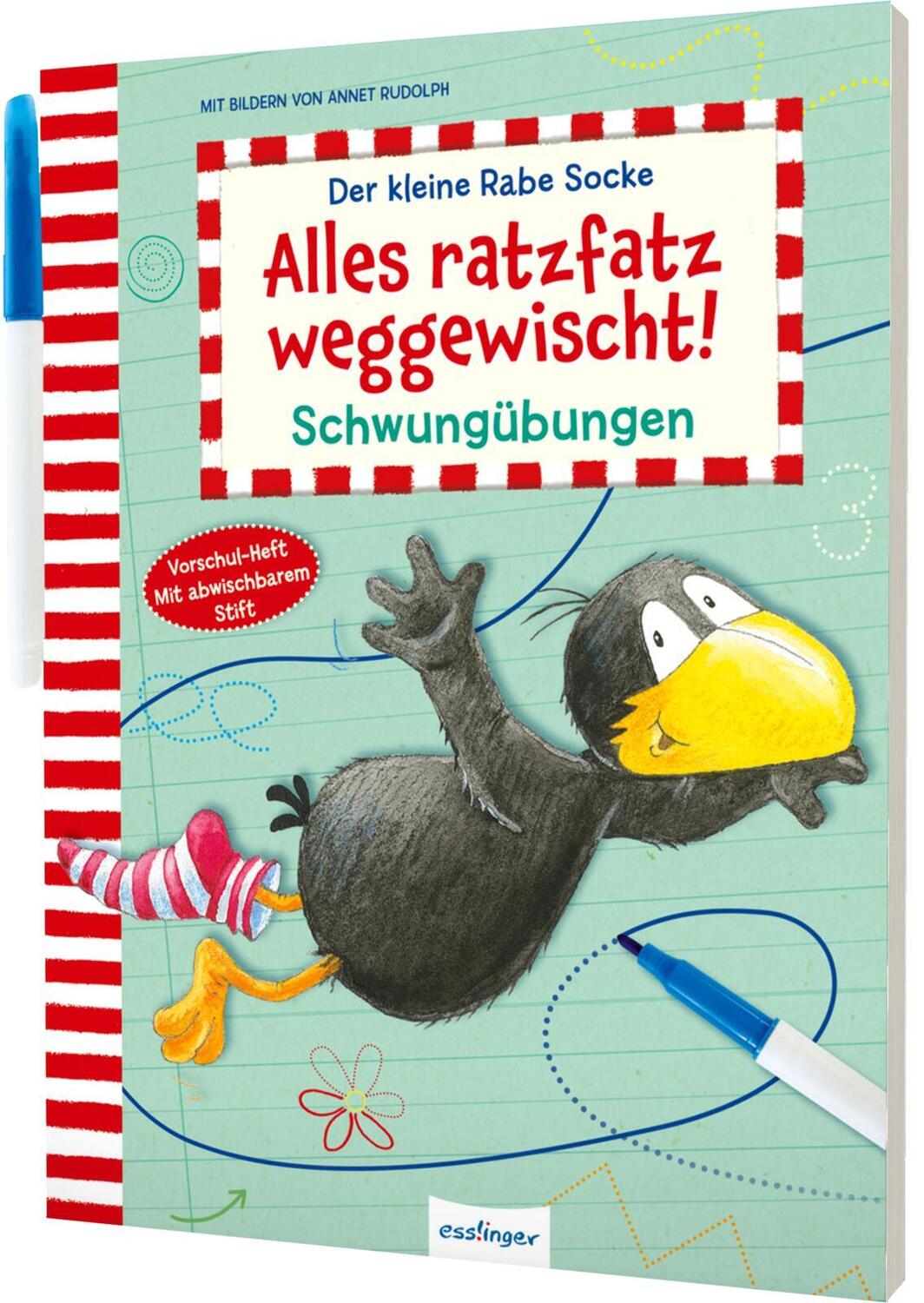 Cover: 9783480238279 | Der kleine Rabe Socke: Alles ratzfatz weggewischt! | Annet Rudolph