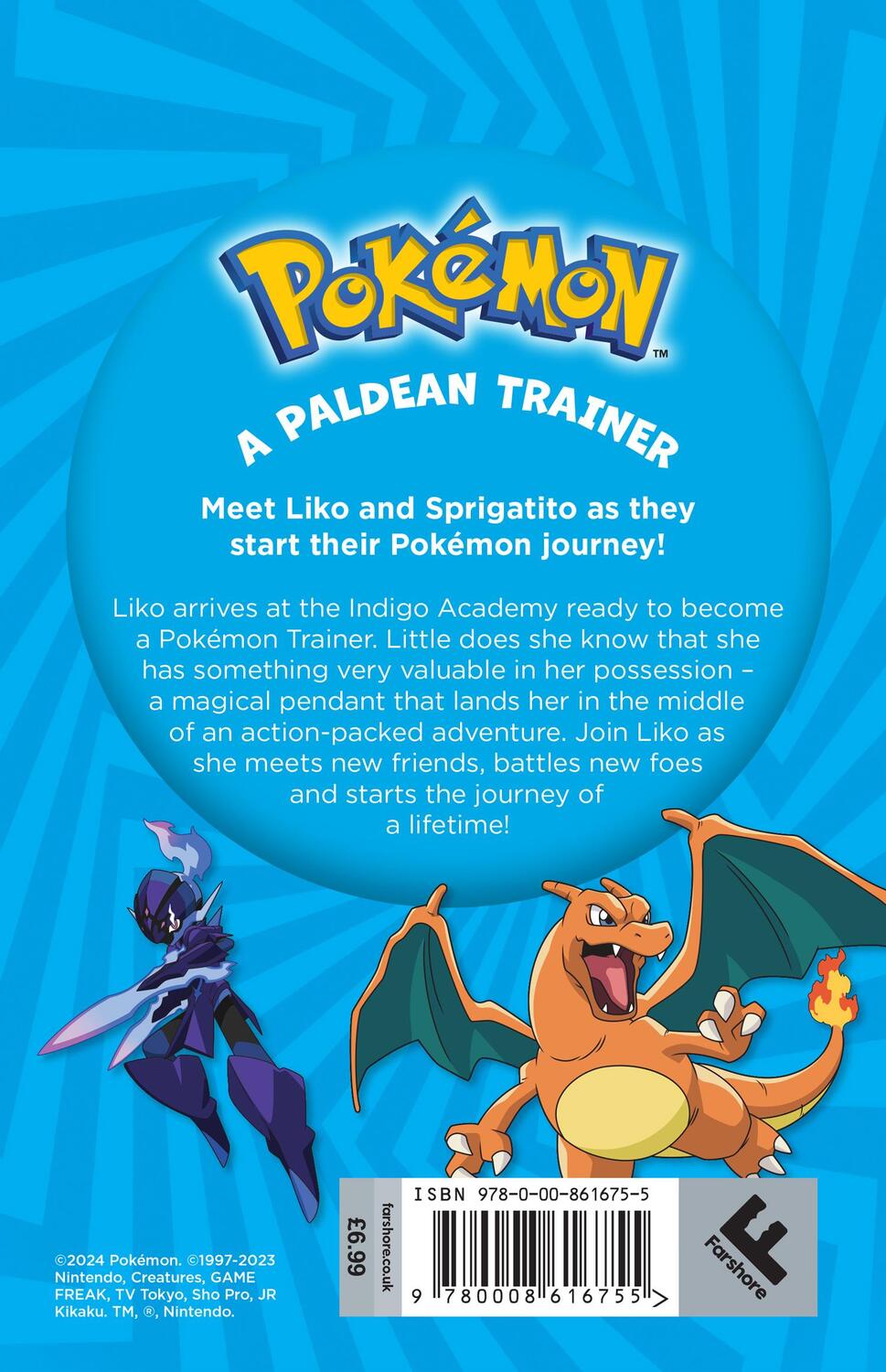 Rückseite: 9780008616755 | Pokemon: A Paldean Trainer | Pokemon | Taschenbuch | Englisch | 2024