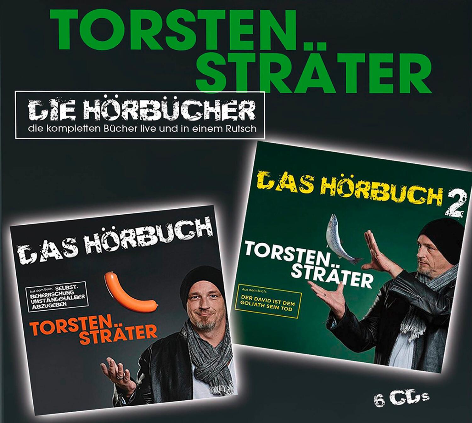 Cover: 9783785759158 | Das Hörbuch 1 &amp; 2 | Torsten Sträter | Audio-CD | 6 Audio-CDs | Deutsch