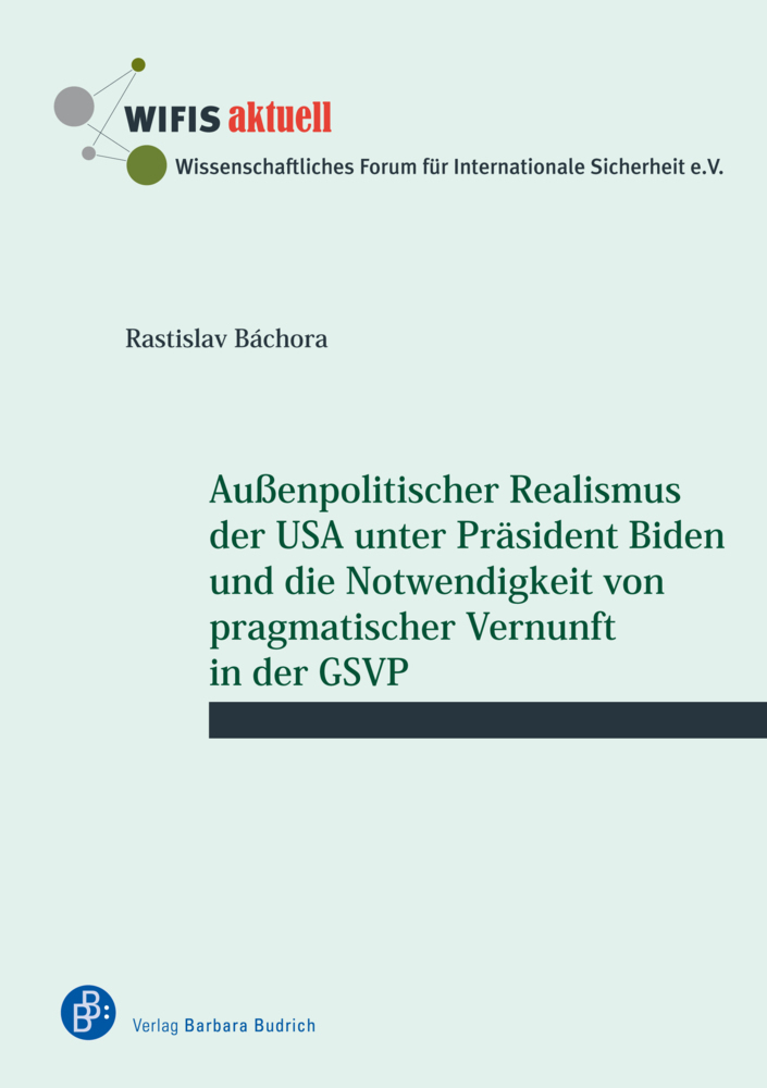 Cover: 9783847426752 | Außenpolitischer Realismus der USA unter Präsident Biden und die...