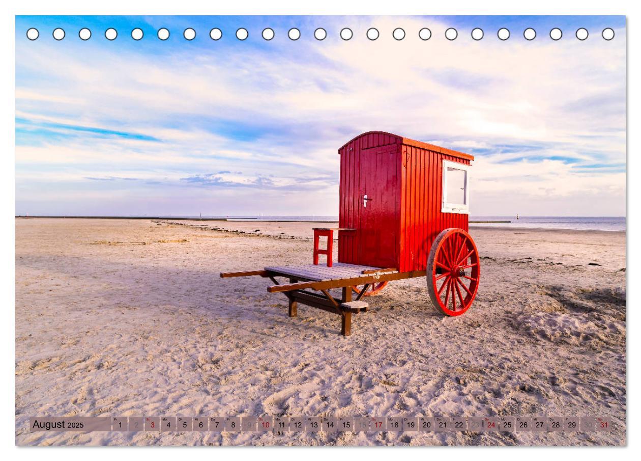 Bild: 9783435348824 | BORKUM Trauminsel in der Nordsee (Tischkalender 2025 DIN A5 quer),...