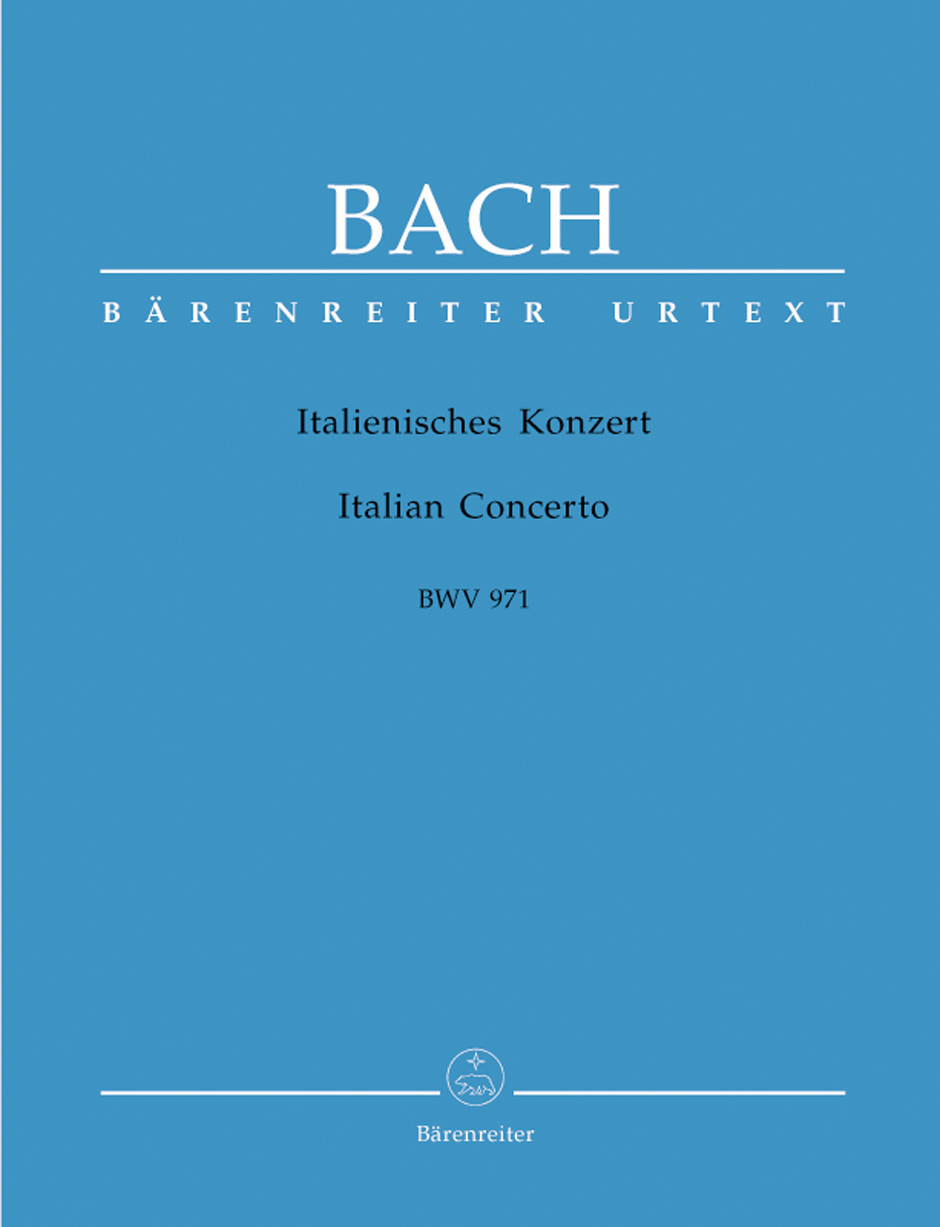Cover: 9790006499588 | Italian Concerto BWV 971 - Barenreiter Urtext | Johann Sebastian Bach